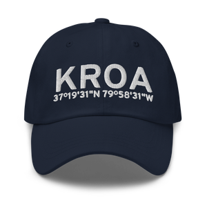 Roanoke–Blacksburg Regional Airport (KROA) ICAO Hat