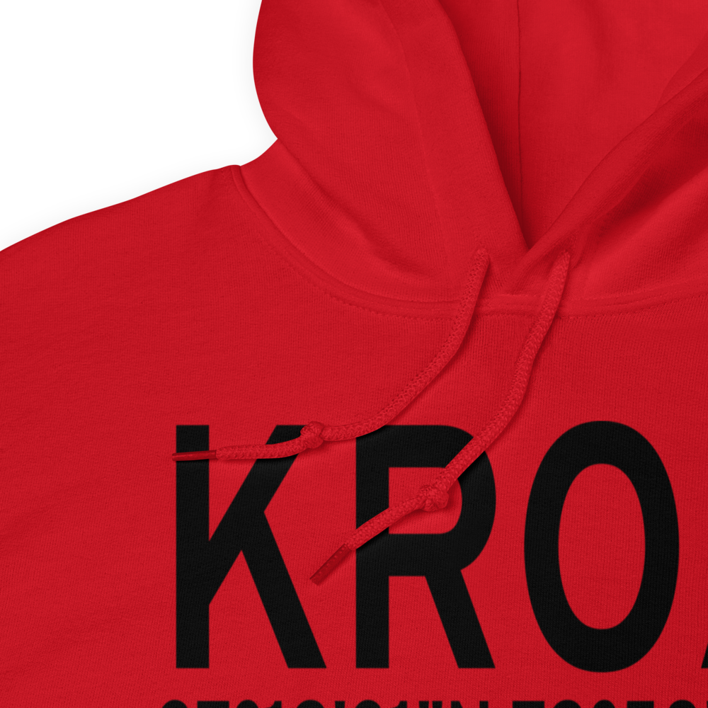 Roanoke–Blacksburg Regional Airport (KROA) ICAO Hoodie Sweatshirt 