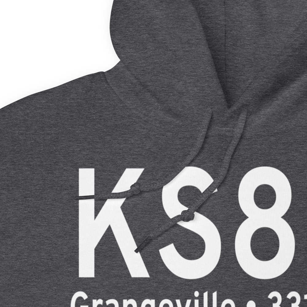 Idaho County Airport (KS80) ICAO Hoodie Sweatshirt 