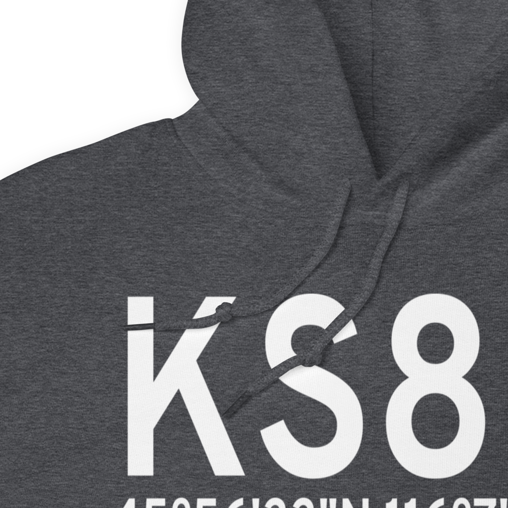 Idaho County Airport (KS80) ICAO Hoodie Sweatshirt 