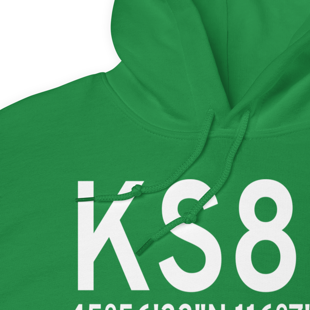 Idaho County Airport (KS80) ICAO Hoodie Sweatshirt 