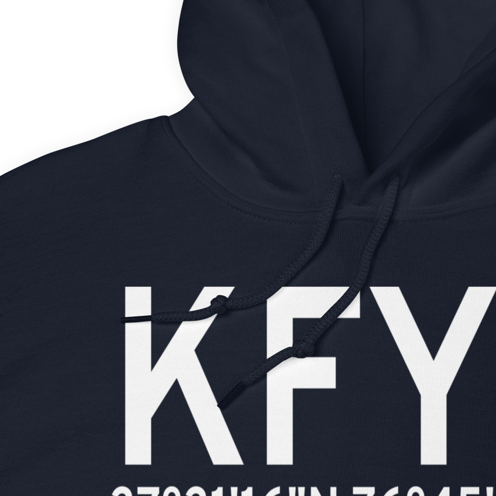Middle Peninsula Regional Airport (KFYJ) ICAO Hoodie Sweatshirt 