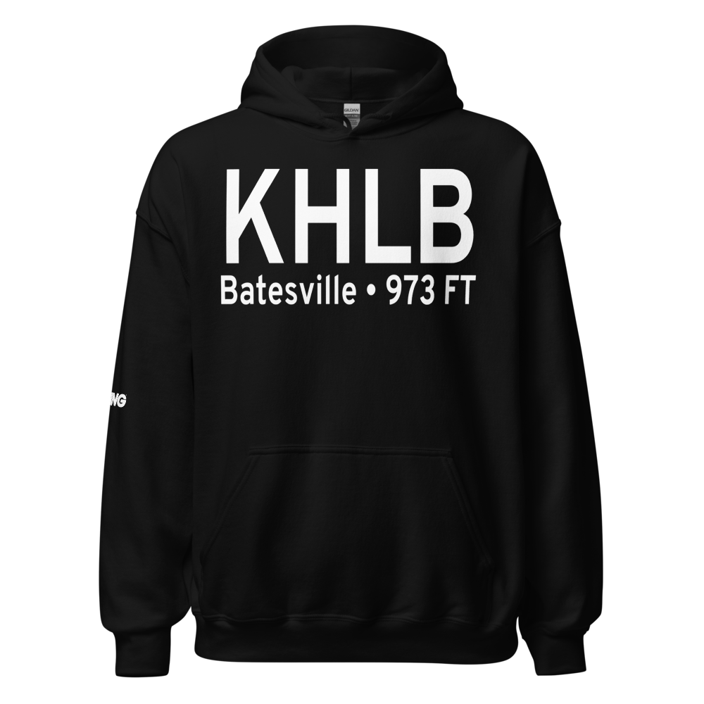 Hillenbrand Industries Airport (KHLB) ICAO Hoodie Sweatshirt 