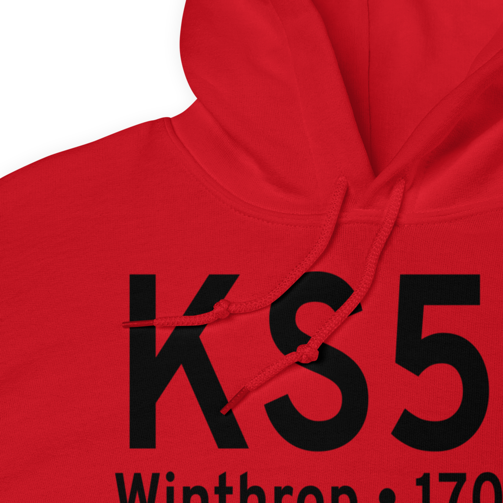 Methow Valley State Airport (KS52) ICAO Hoodie Sweatshirt 