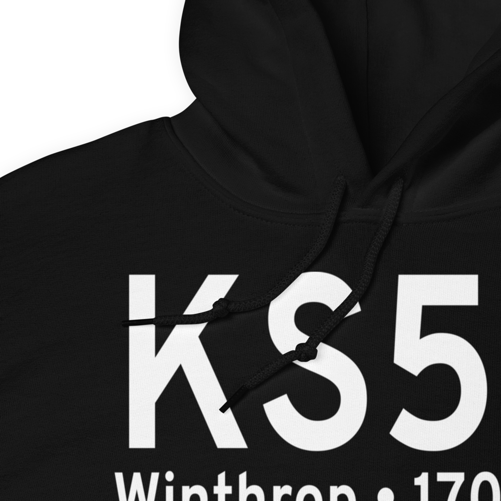 Methow Valley State Airport (KS52) ICAO Hoodie Sweatshirt 