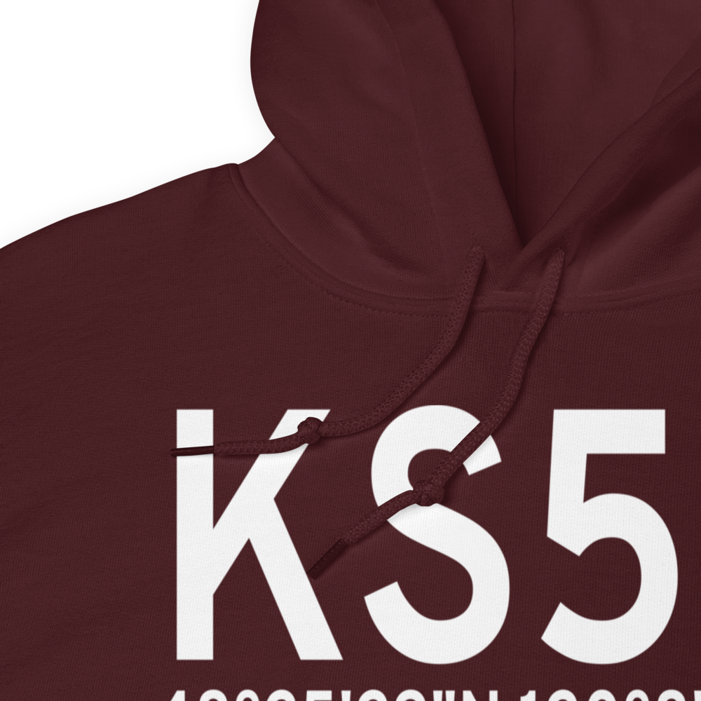 Methow Valley State Airport (KS52) ICAO Hoodie Sweatshirt 