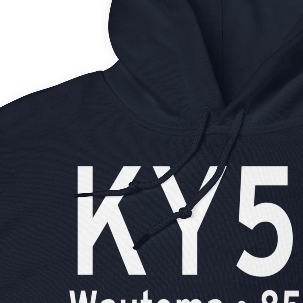 Wautoma Municipal Airport (KY50) ICAO Hoodie Sweatshirt 