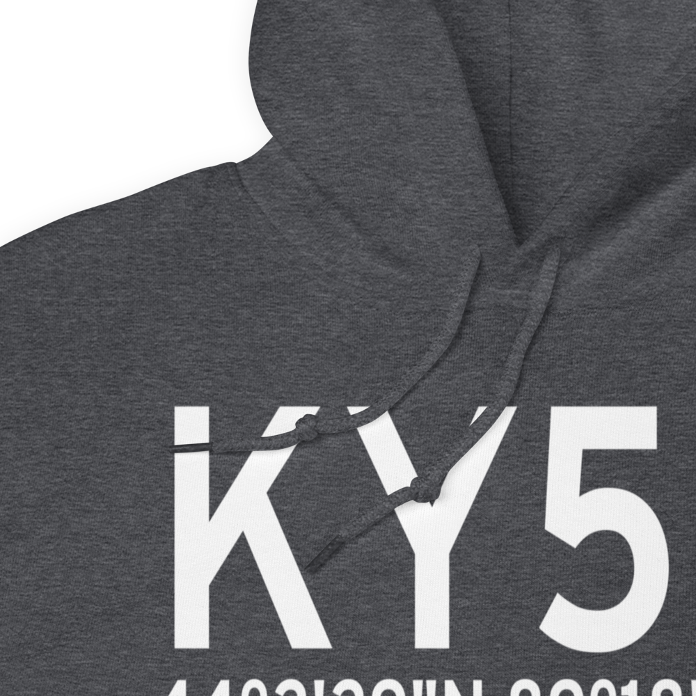 Wautoma Municipal Airport (KY50) ICAO Hoodie Sweatshirt 