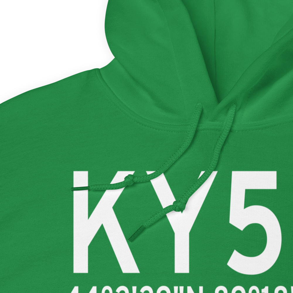 Wautoma Municipal Airport (KY50) ICAO Hoodie Sweatshirt 