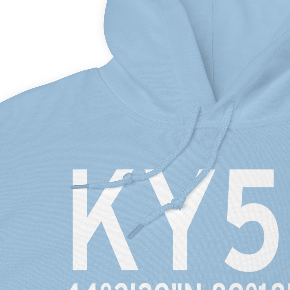 Wautoma Municipal Airport (KY50) ICAO Hoodie Sweatshirt 