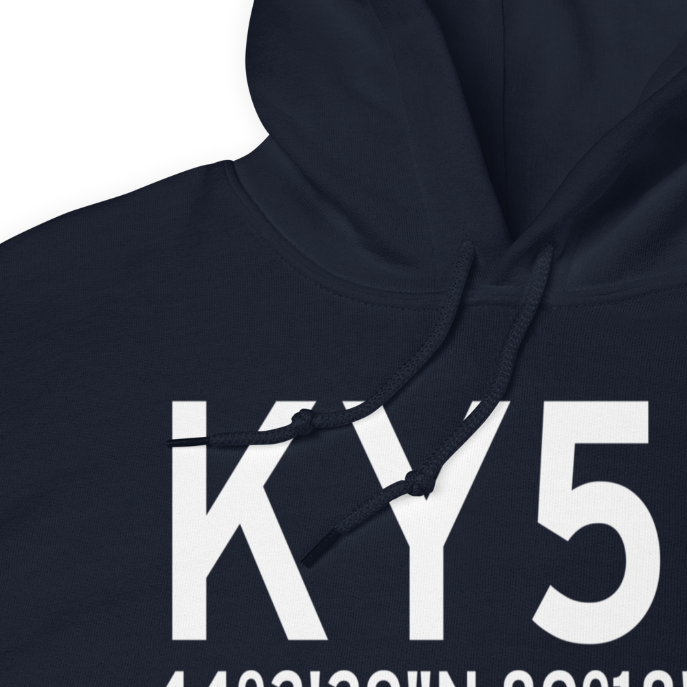Wautoma Municipal Airport (KY50) ICAO Hoodie Sweatshirt 