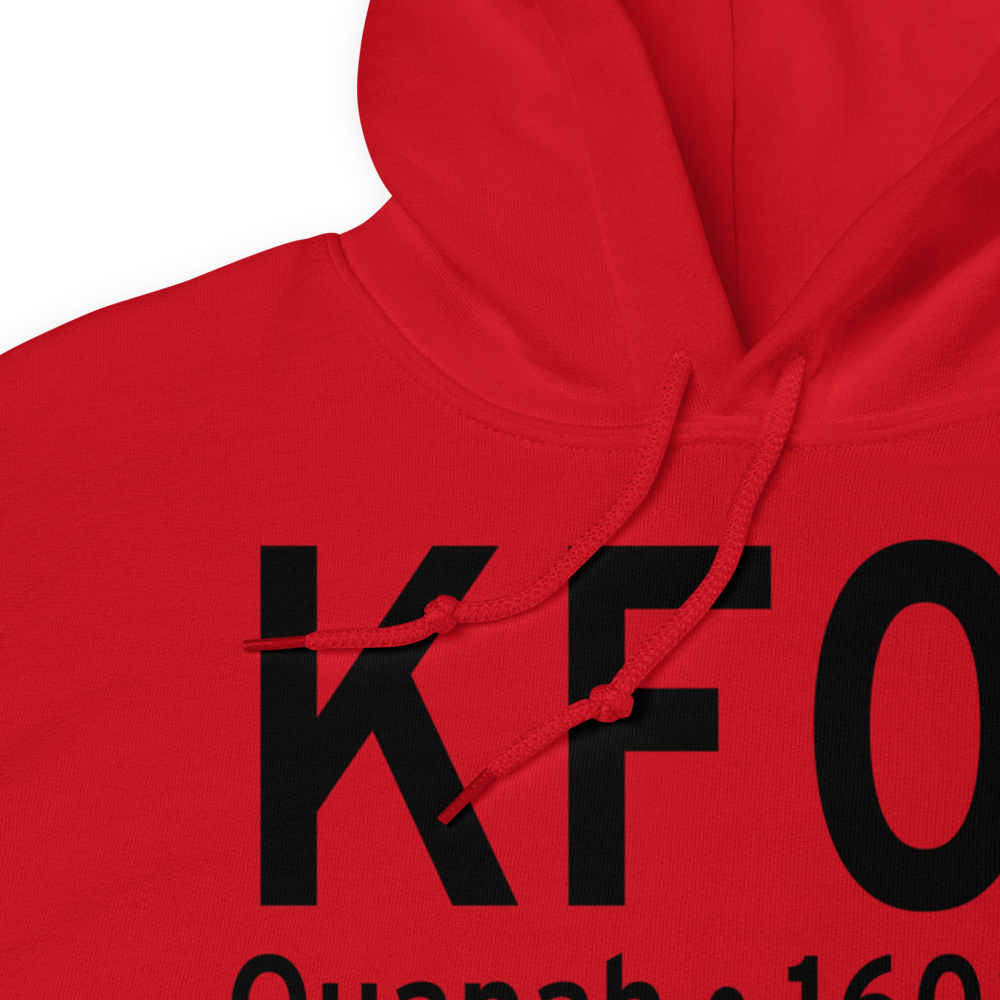 Quanah Municipal Airport (KF01) ICAO Hoodie Sweatshirt 