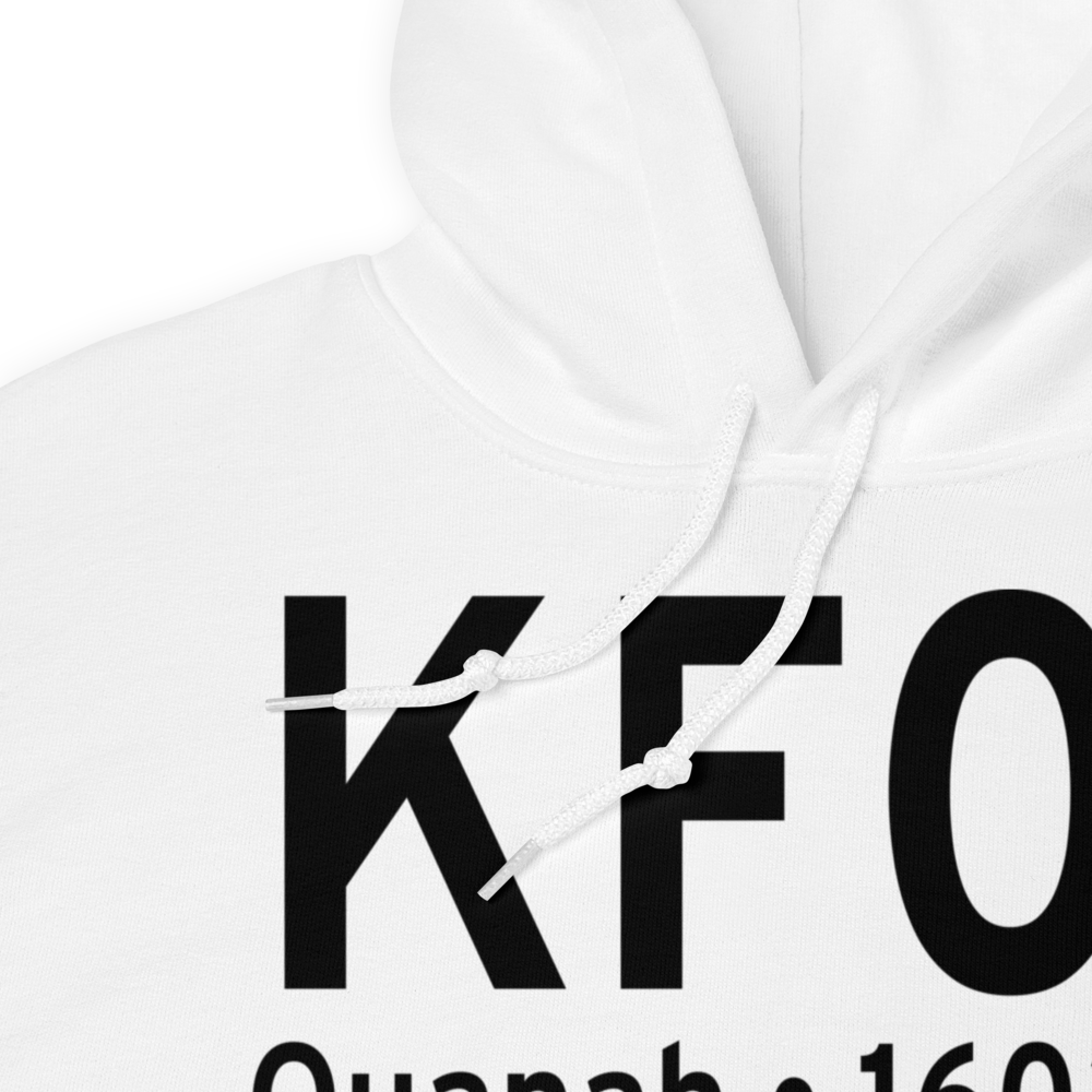 Quanah Municipal Airport (KF01) ICAO Hoodie Sweatshirt 