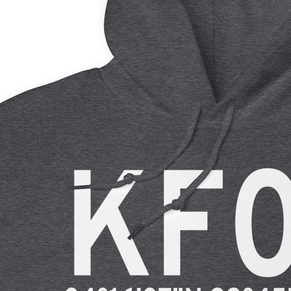 Quanah Municipal Airport (KF01) ICAO Hoodie Sweatshirt 