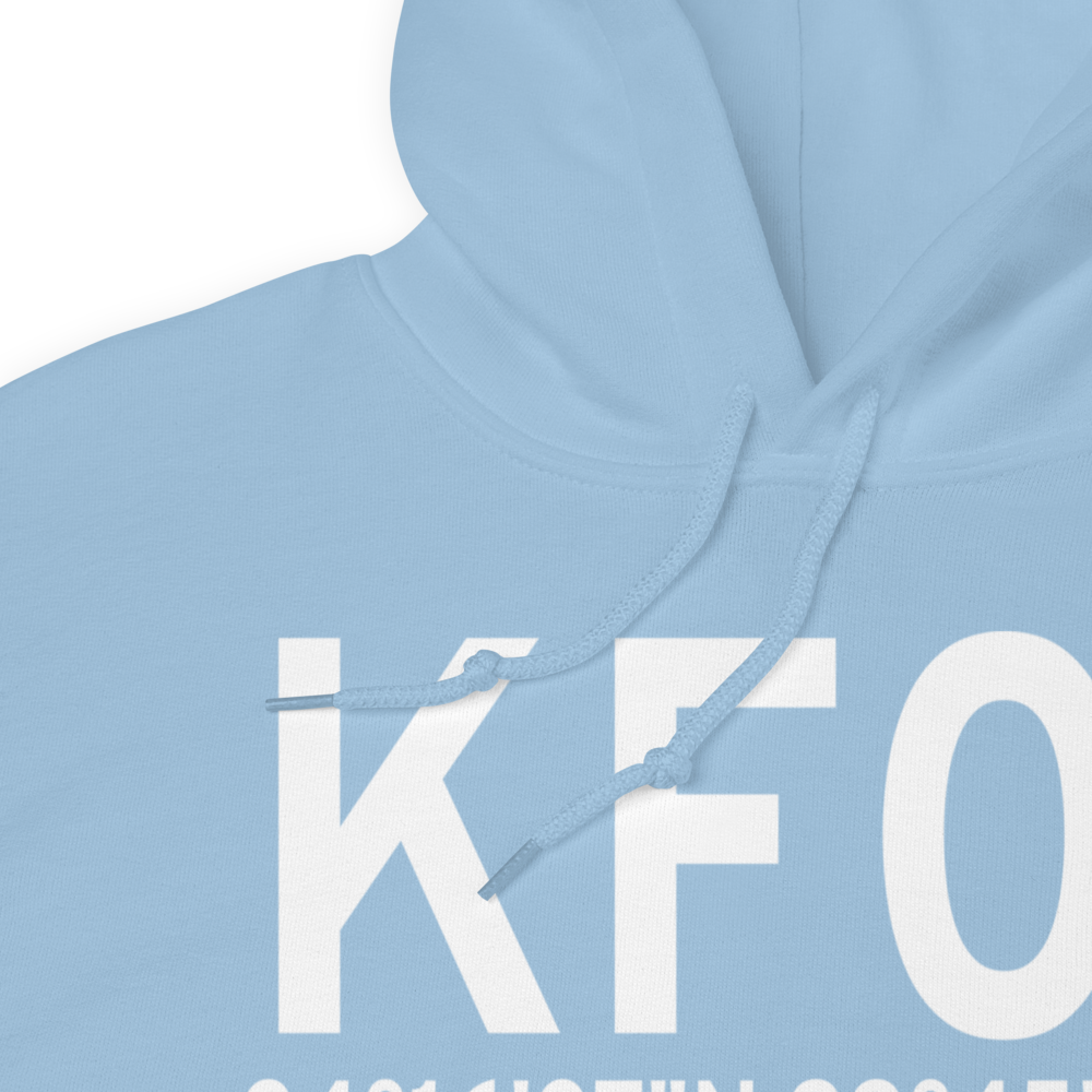 Quanah Municipal Airport (KF01) ICAO Hoodie Sweatshirt 