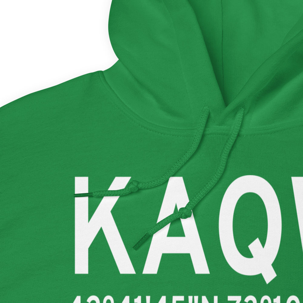 Harriman and West Airport (KAQW) ICAO Hoodie Sweatshirt 