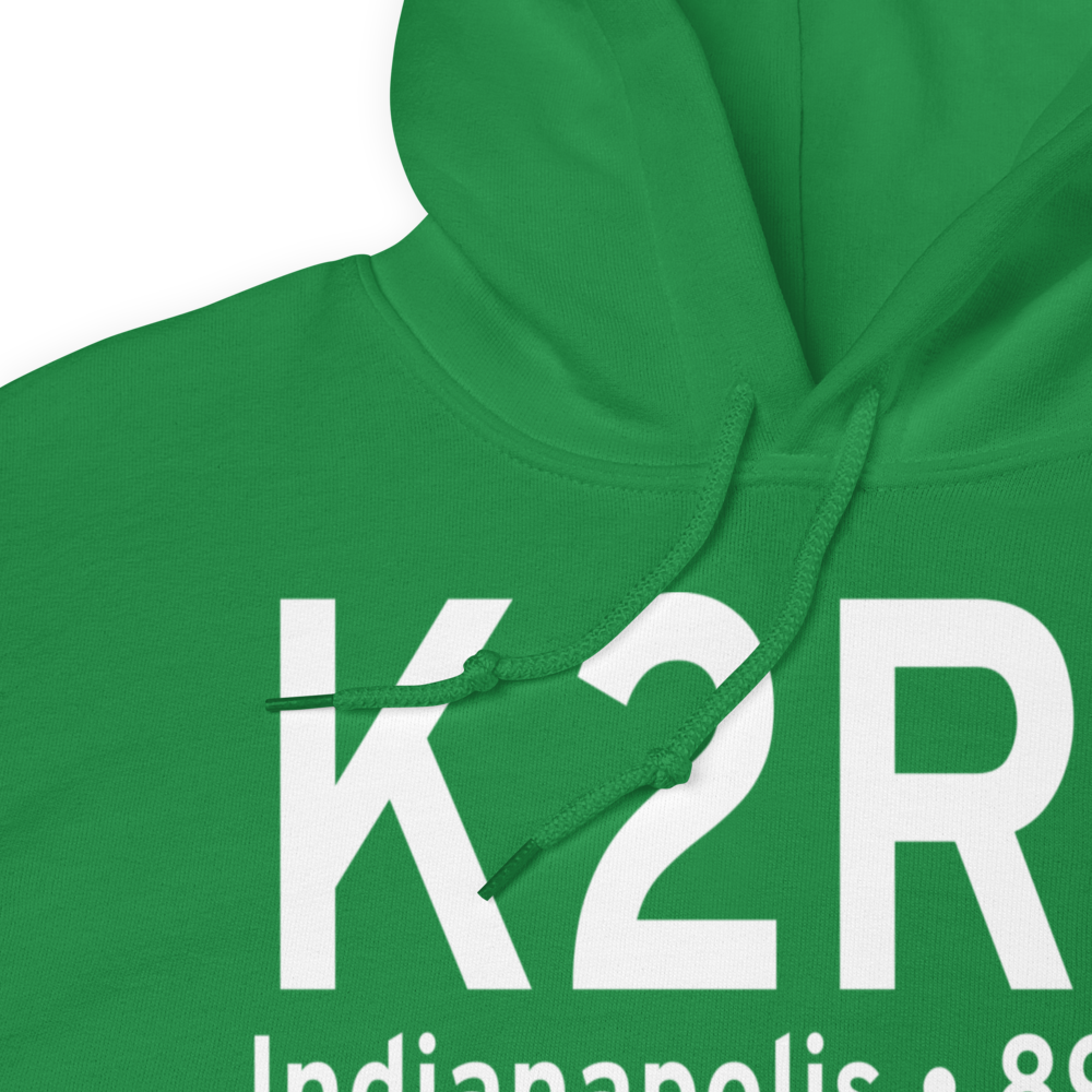 Hendricks County Gordon Graham Field (K2R2) ICAO Hoodie Sweatshirt 