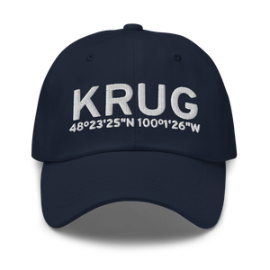 Rugby Municipal Airport (KRUG) ICAO Hat