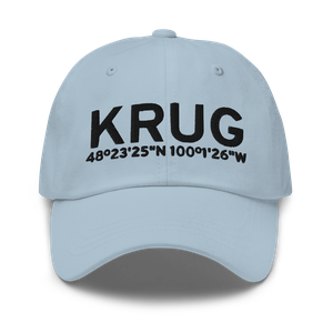 Rugby Municipal Airport (KRUG) ICAO Hat