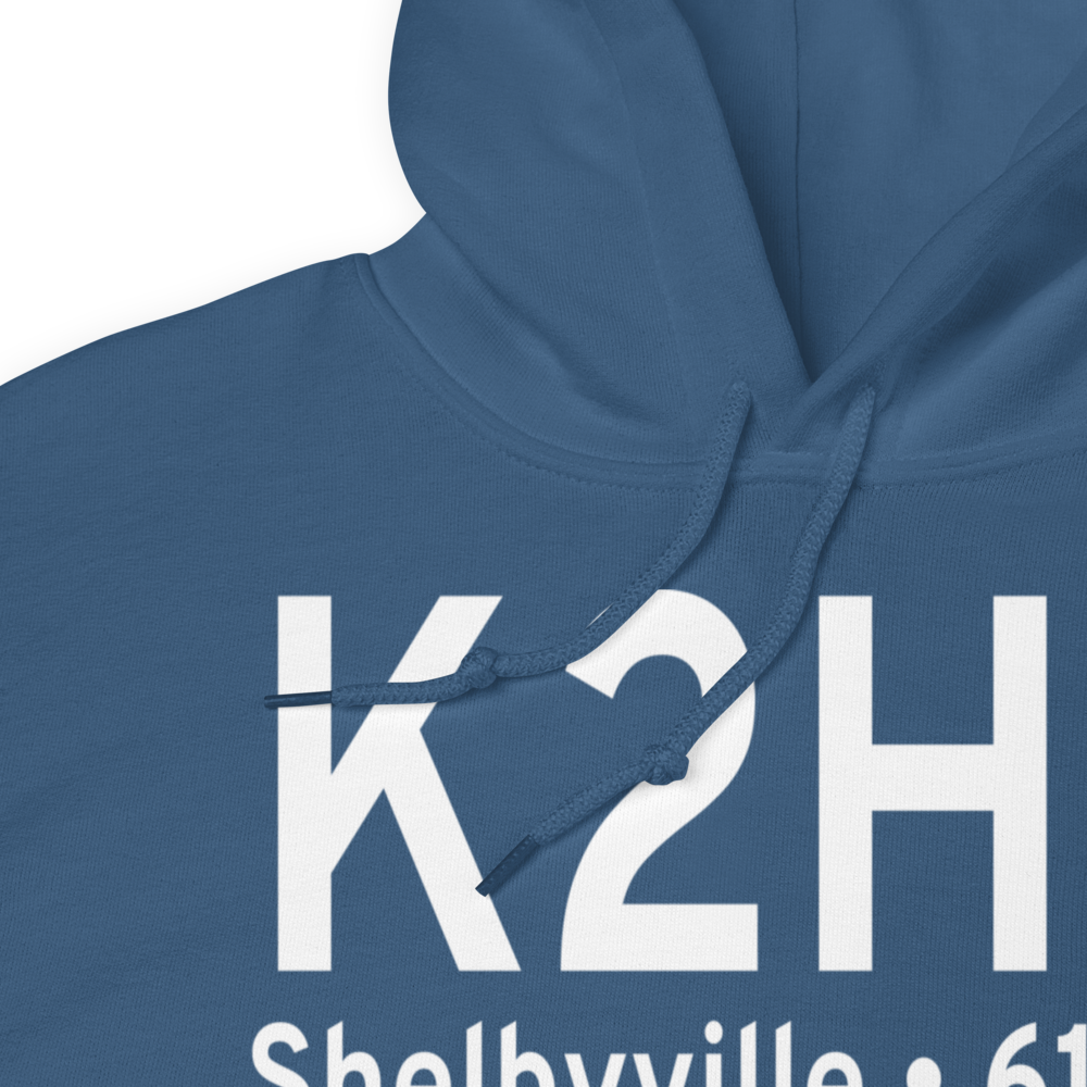 Shelby County Airport (K2H0) ICAO Hoodie Sweatshirt 