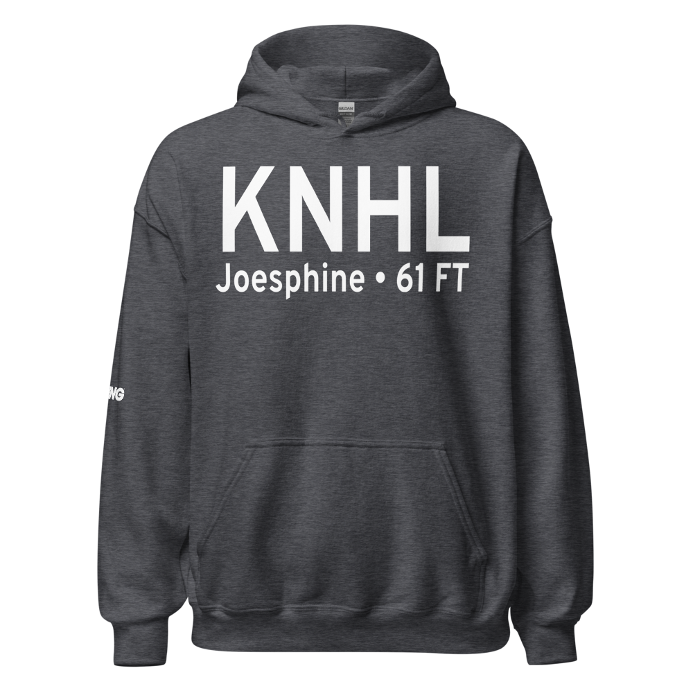 Wolf NOLF Airport (KNHL) ICAO Hoodie Sweatshirt 