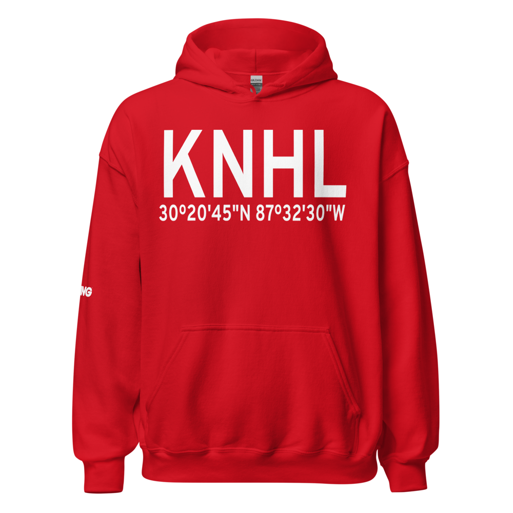 Wolf NOLF Airport (KNHL) ICAO Hoodie Sweatshirt 