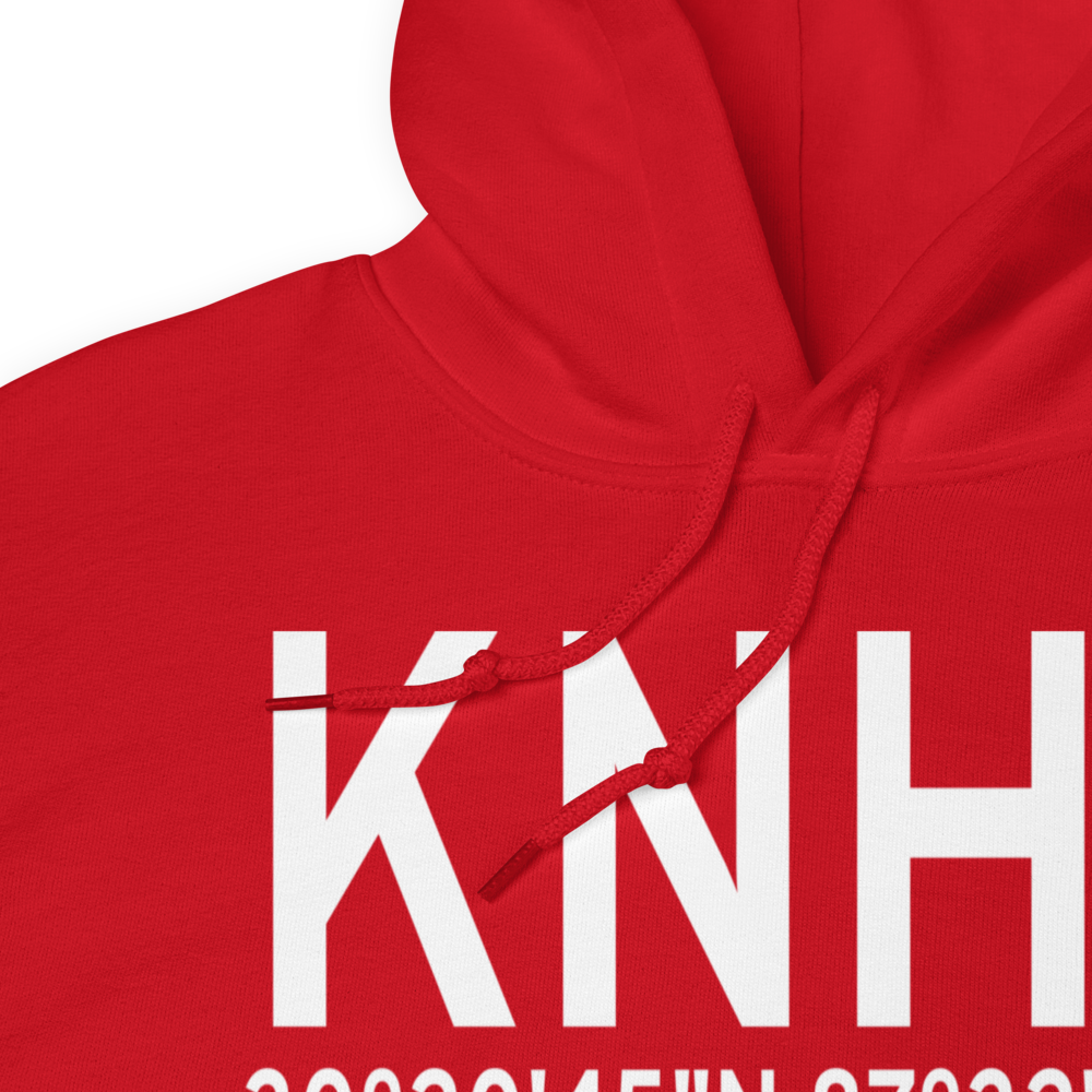 Wolf NOLF Airport (KNHL) ICAO Hoodie Sweatshirt 