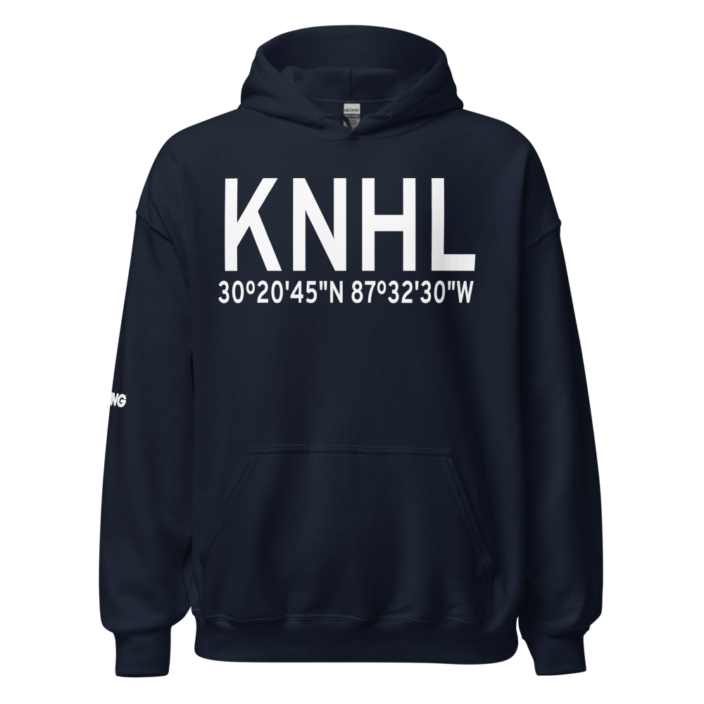 Wolf NOLF Airport (KNHL) ICAO Hoodie Sweatshirt 
