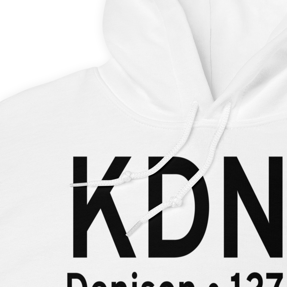 Denison Municipal Airport (KDNS) ICAO Hoodie Sweatshirt 