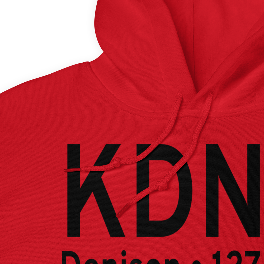 Denison Municipal Airport (KDNS) ICAO Hoodie Sweatshirt 