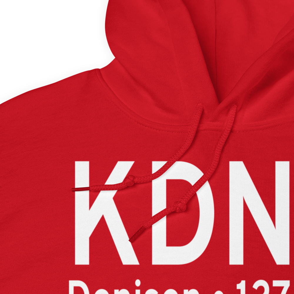 Denison Municipal Airport (KDNS) ICAO Hoodie Sweatshirt 