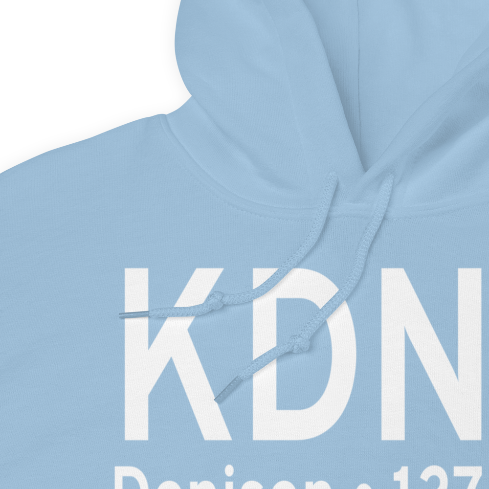 Denison Municipal Airport (KDNS) ICAO Hoodie Sweatshirt 