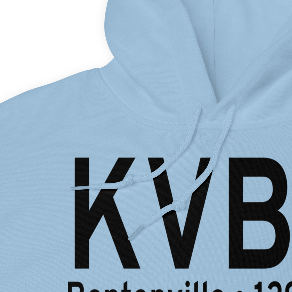 Bentonville Municipal-Louise M Thaden Field (KVBT) ICAO Hoodie Sweatshirt 