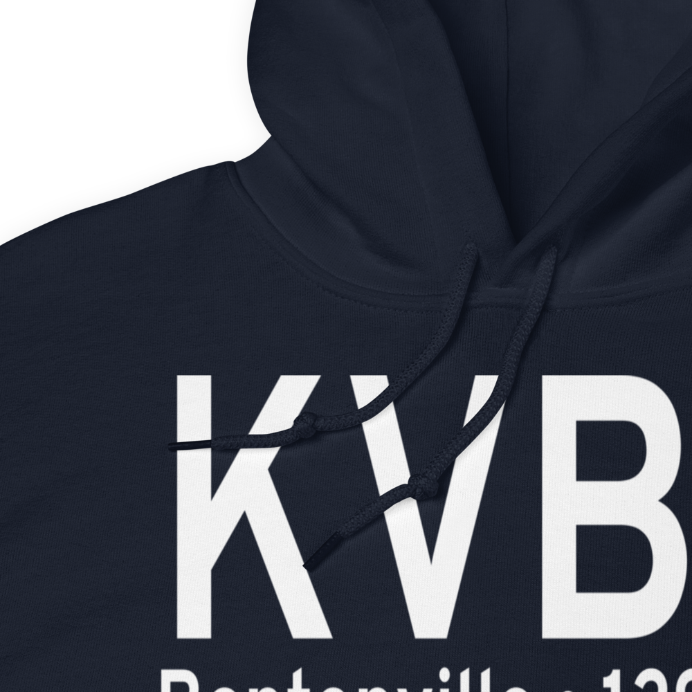 Bentonville Municipal-Louise M Thaden Field (KVBT) ICAO Hoodie Sweatshirt 