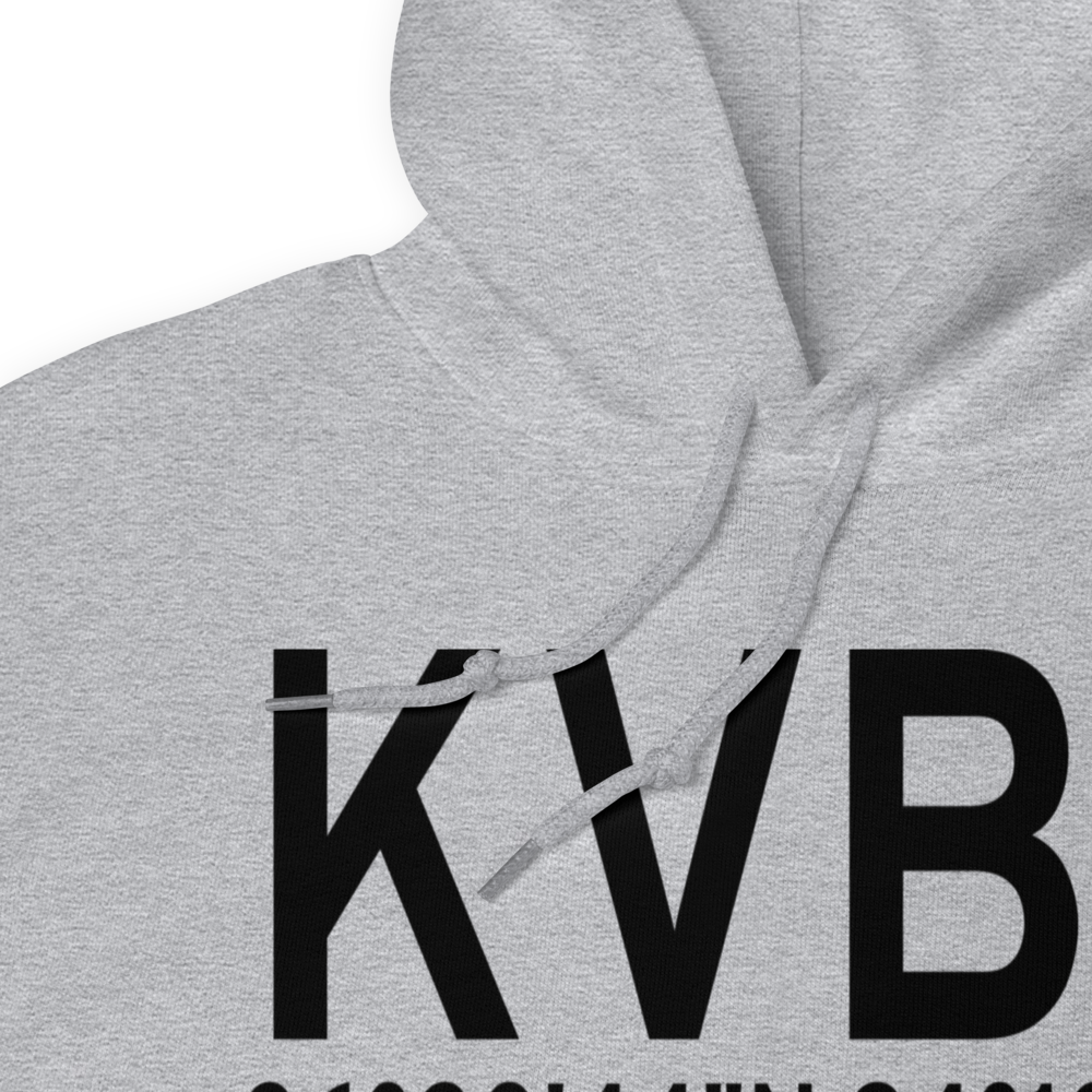 Bentonville Municipal-Louise M Thaden Field (KVBT) ICAO Hoodie Sweatshirt 