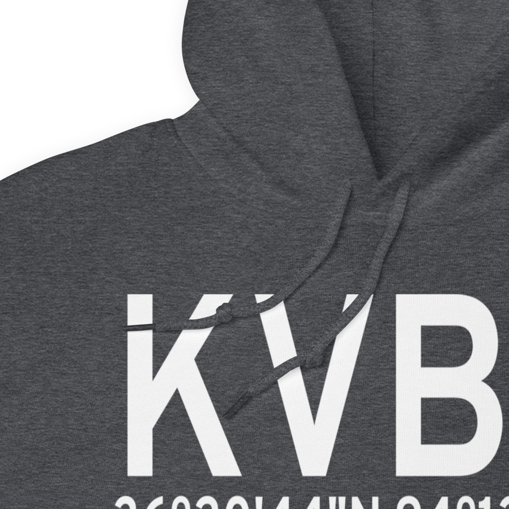 Bentonville Municipal-Louise M Thaden Field (KVBT) ICAO Hoodie Sweatshirt 