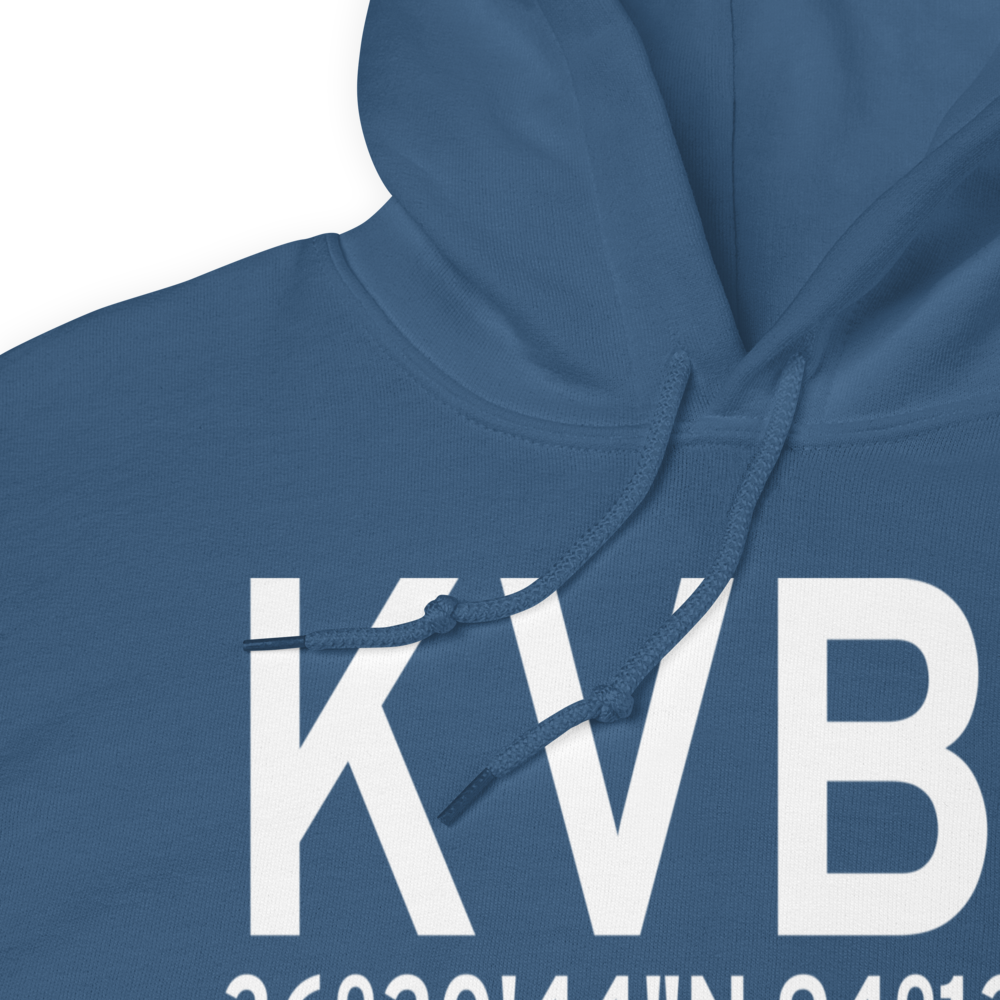 Bentonville Municipal-Louise M Thaden Field (KVBT) ICAO Hoodie Sweatshirt 
