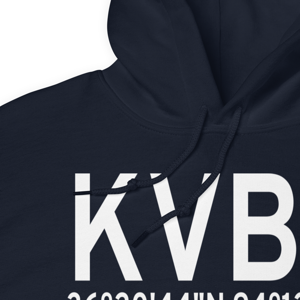Bentonville Municipal-Louise M Thaden Field (KVBT) ICAO Hoodie Sweatshirt 
