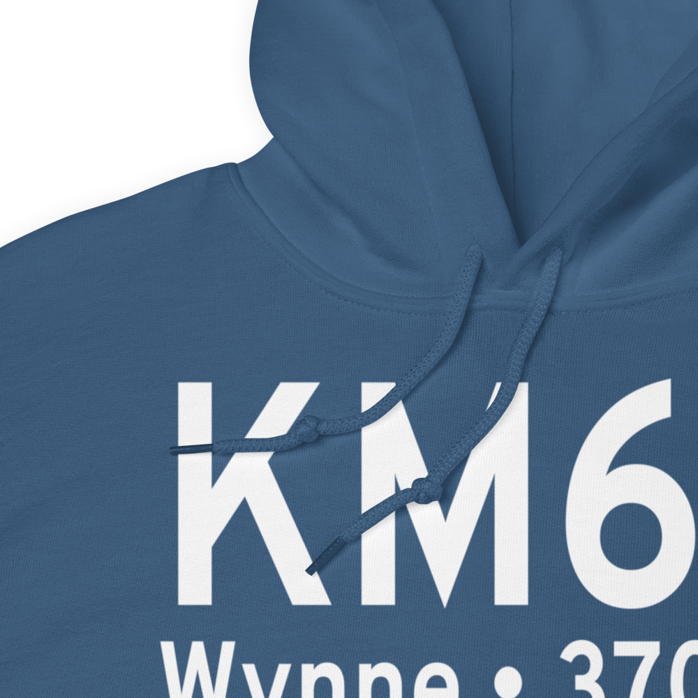 Wynne Municipal Airport (KM65) ICAO Hoodie Sweatshirt 