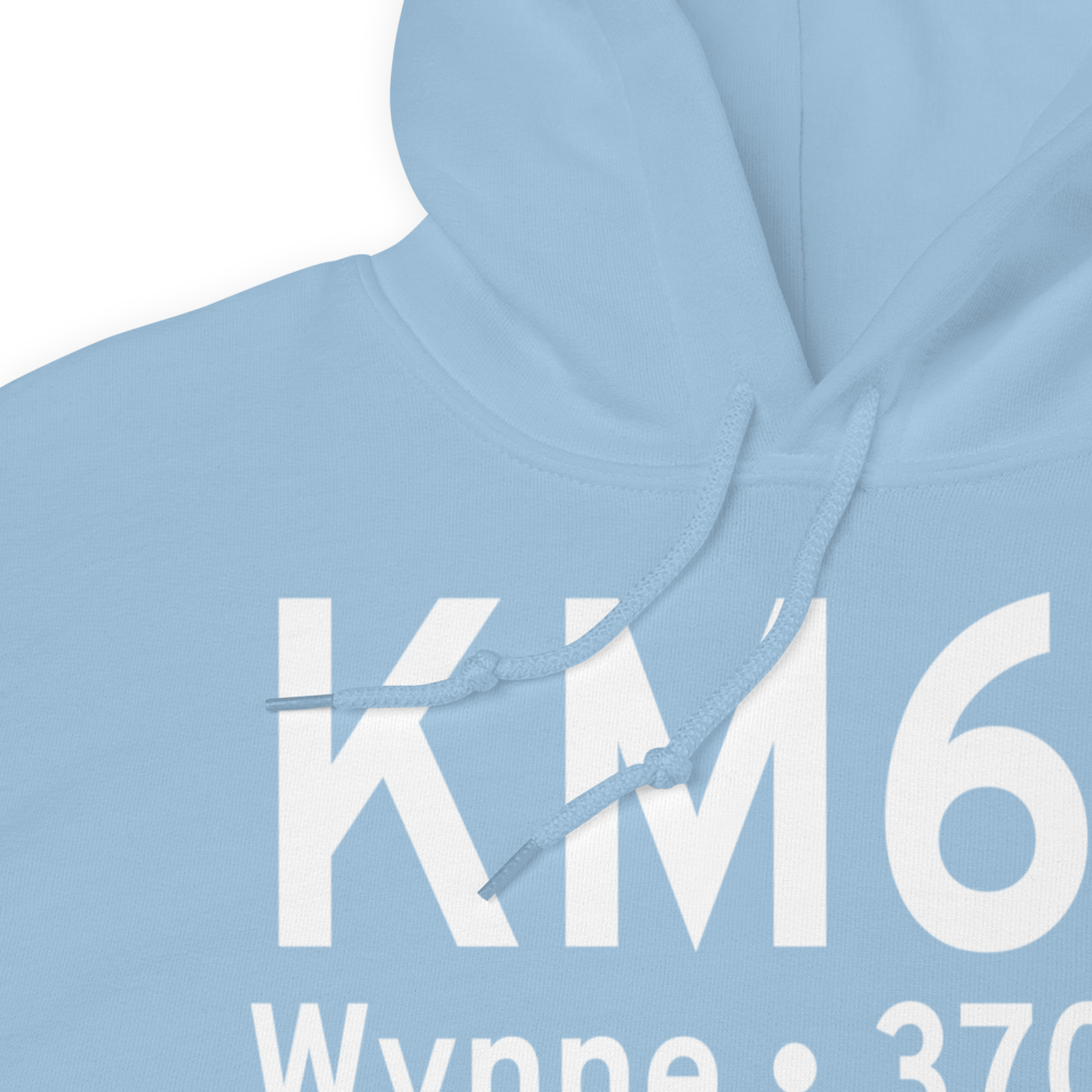 Wynne Municipal Airport (KM65) ICAO Hoodie Sweatshirt 