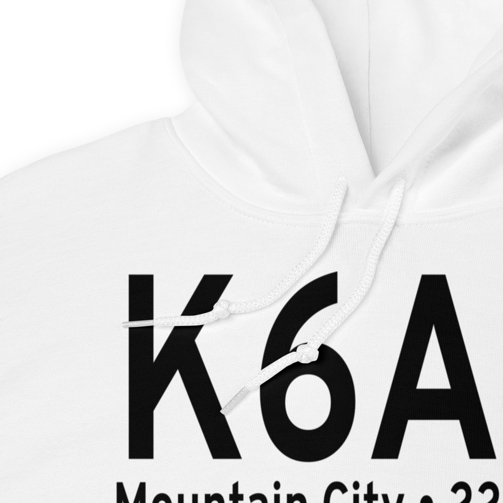Johnson County Airport (K6A4) ICAO Hoodie Sweatshirt 