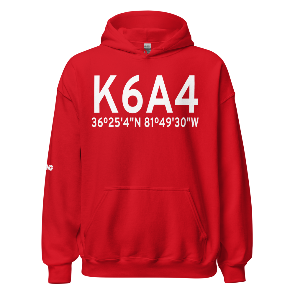 Johnson County Airport (K6A4) ICAO Hoodie Sweatshirt 