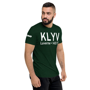 Quentin Aanenson Field (KLYV) ICAO Tri-blend T-Shirt