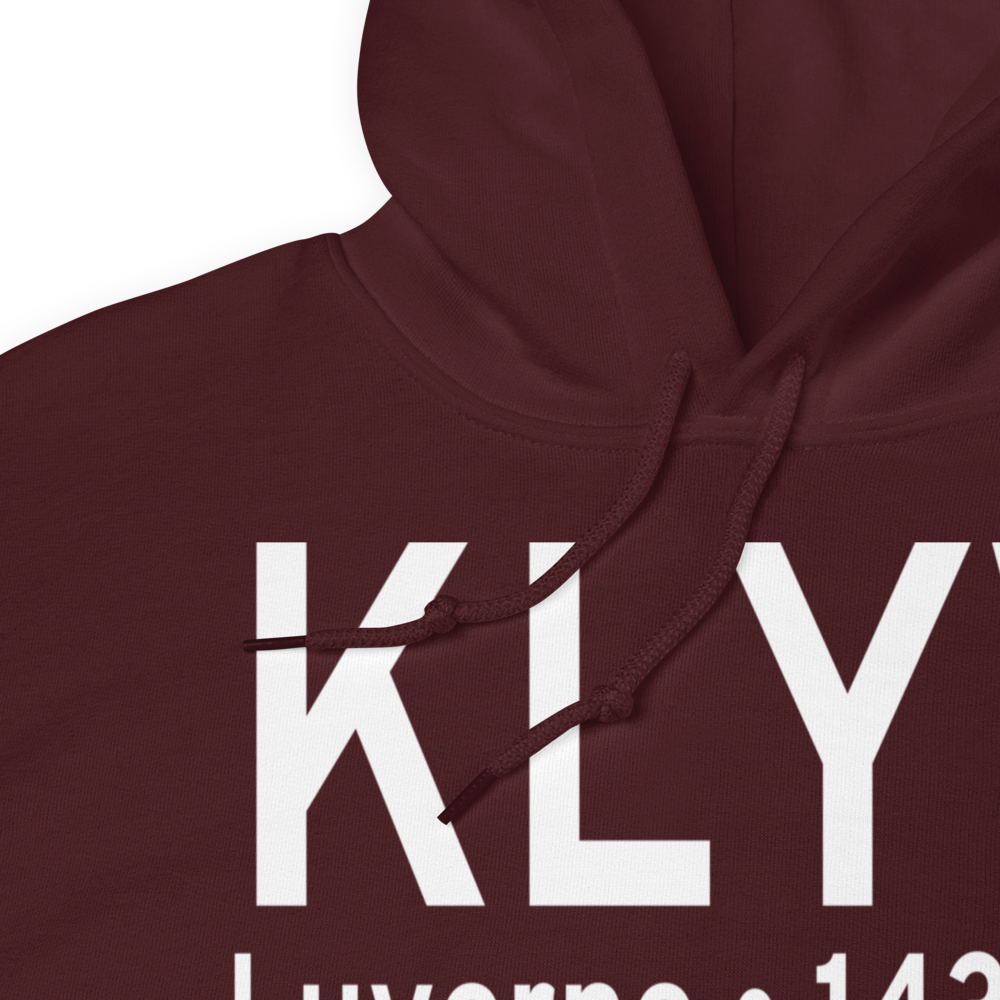 Quentin Aanenson Field (KLYV) ICAO Hoodie Sweatshirt 
