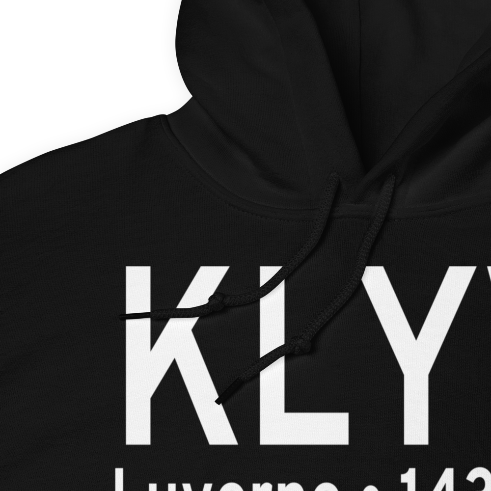 Quentin Aanenson Field (KLYV) ICAO Hoodie Sweatshirt 