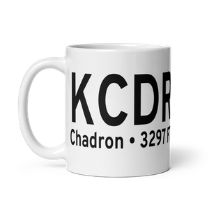 Chadron Municipal Airport (KCDR) ICAO Mug