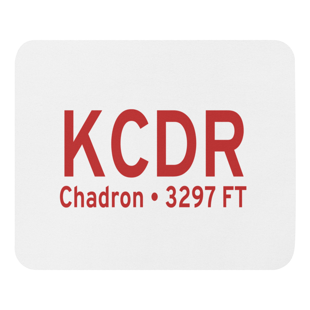 Chadron Municipal Airport (KCDR) ICAO  Mouse Pad 