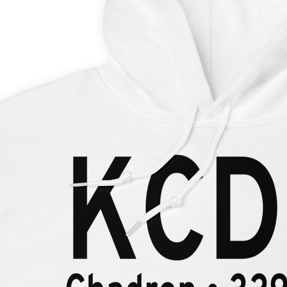 Chadron Municipal Airport (KCDR) ICAO Hoodie Sweatshirt 