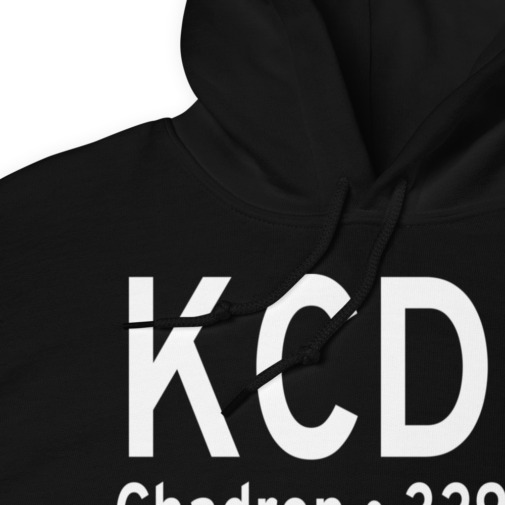 Chadron Municipal Airport (KCDR) ICAO Hoodie Sweatshirt 