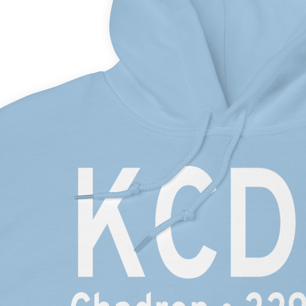Chadron Municipal Airport (KCDR) ICAO Hoodie Sweatshirt 